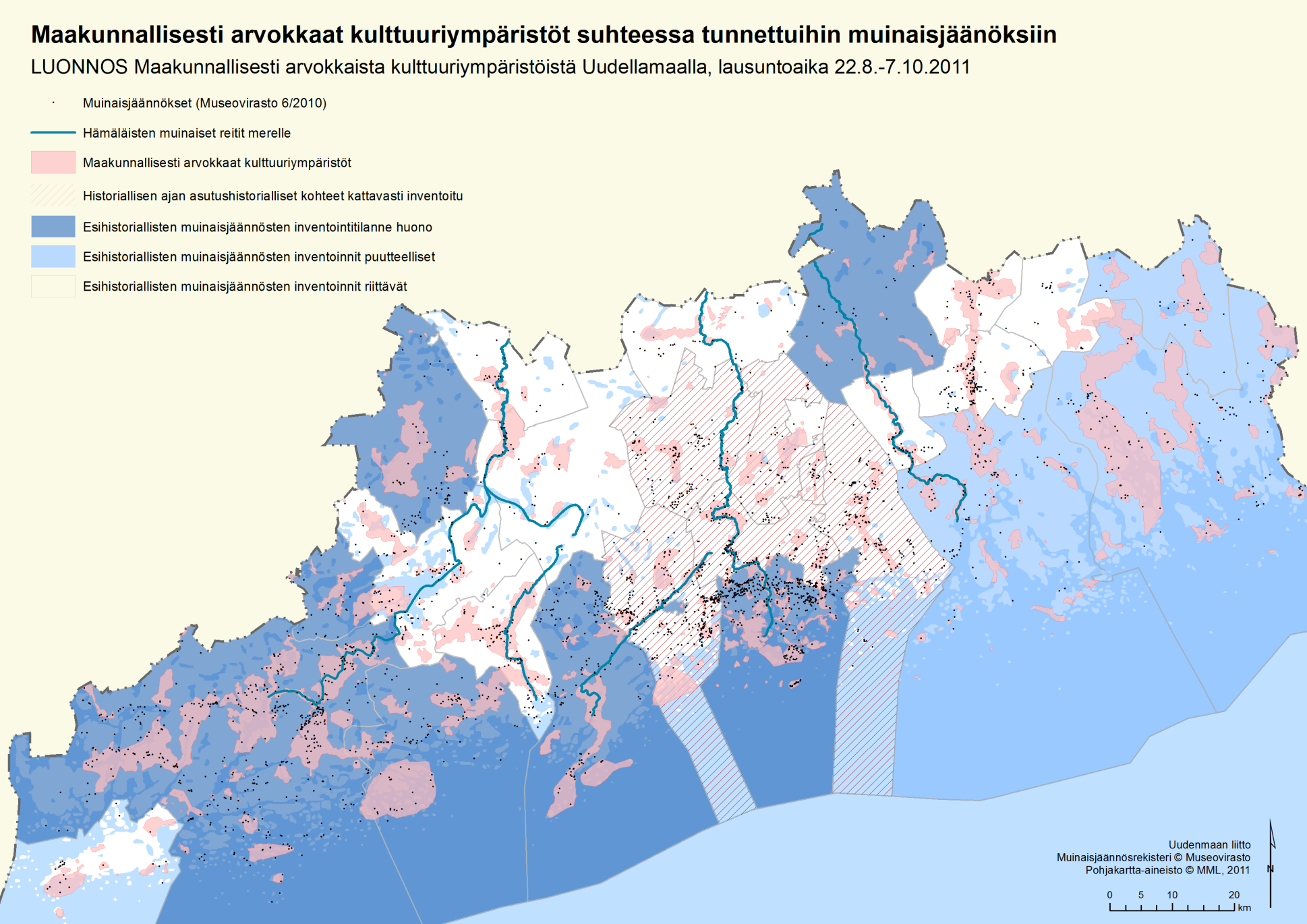 23 Noin 50 % löydetyistä
