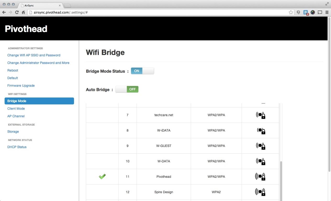 Sinulta pyydetään hallinnointisalasana (Administrator password) - kirjoita 0000 ja paina Submit. 5. Etsi ja valitse Bridge Mode vasemmassa navikointivalikossa. 6.