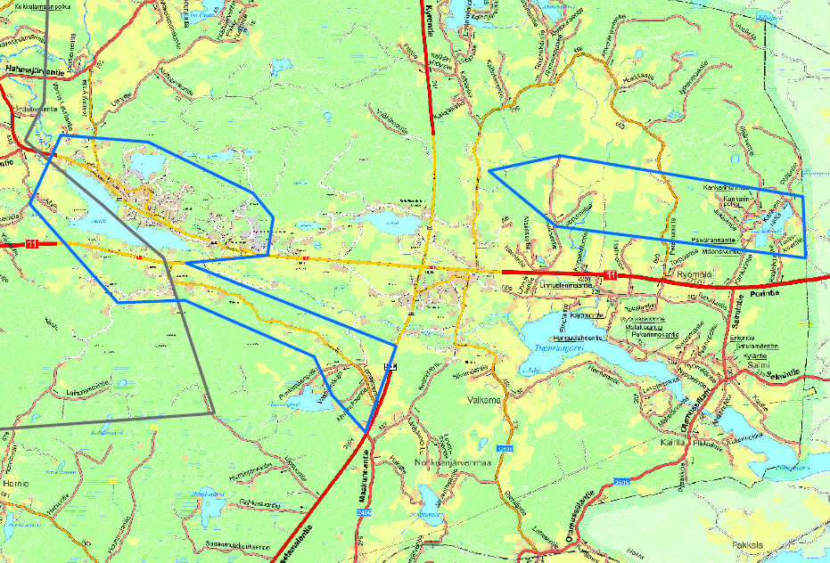 1 1 JOHDANTO Sastamalan pohjoisosiin on käynnissä Mouhijärvi Häijää Salmi osayleiskaavan laadinta. Osayleiskaavaa varten on laadittu maisemaselvitys 2010 (Susanna Vainio).