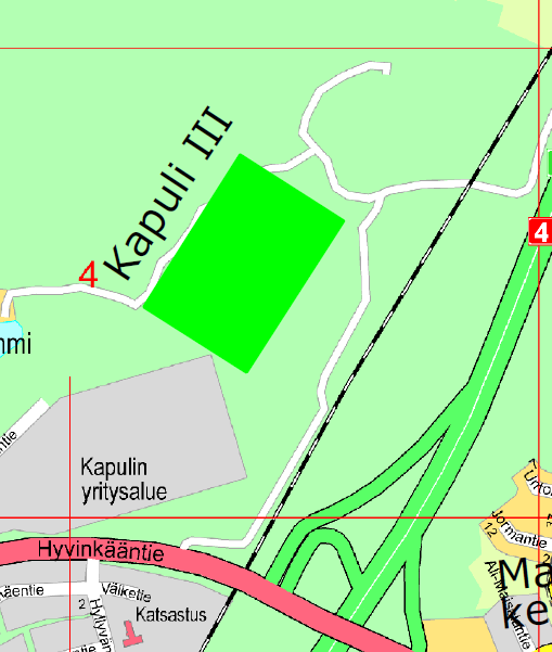 Kapuli III Urakoitsija, suunnittelukonsultti Aikataulu: 2014-2016 Budjetti: Ts 2014 1 500 000 Ts 2015 1 800 000 Ts 2016 2 000 000 Yhteensä 5,3, M Kapuli III kadun rakentaminen, myöhemmin tonttien