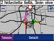 Liikennetiedot Liikennetiedot zūmo voi vastaanottaa ja käyttää liikennetietoja valinnaisen FM TMC (Traffic Message Channel) -liikennevastaanottimen (kuten GTM 20) tai XM-älyantennin (kuten GXM 30)