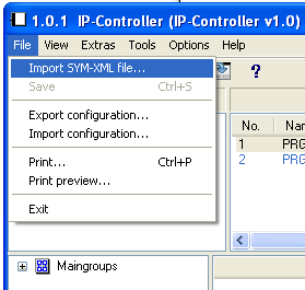 IP Controllerin konfiguuraatio ETS:ssä SYM_XML Lataa nyt
