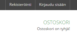 Tilausprosessi 1. Kirjautuminen Käyttäjätunnus on sähköpostiosoite ja salasana on lähetetty antamaasi sähköpostiosoitteeseen. 2.