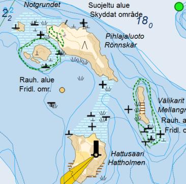 aineistoihin ja niiden alueet vastaavat painettujen merikarttasarjojen alueita tietokonekäyttöön muunnettuna.