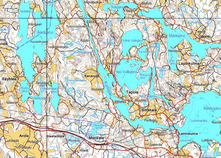 Kaava-alue Rantayleiskaavan muutos koskee Arrajärven Tiirinmaan alueella tilaa Metsäranta 1:284.