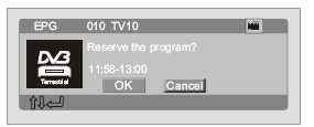 DVB-T:n esittely EPG EPG (Elektroninen ohjelmaopas) EPG-valikolla saadaan selville, mitä ohjelmia TV- tai radiokanavilla lähetetään päivän aikana. 1.