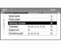50 Navigointi Opastuksen hälytykset Opastuksen hälytykset näyttävät karttaosion lähikuvassa, mihin suuntaan on mentävä lähestyttäessä risteystä, johon sinun tulee kääntyä.