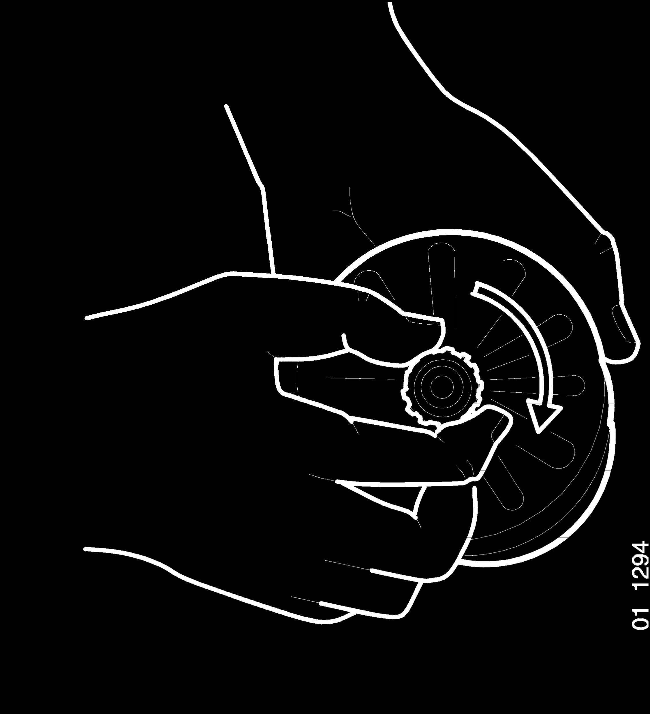 MÄÄRÄAIKAISHUOLTO 6. Kaavi saostumat pois pyörijänkammion sisäpuolelta. Jos saostumia ei ole, puhdistin ei toimi kunnolla. Jos saostumat ovat paksumpia kuin 20 mm (0,75 in.