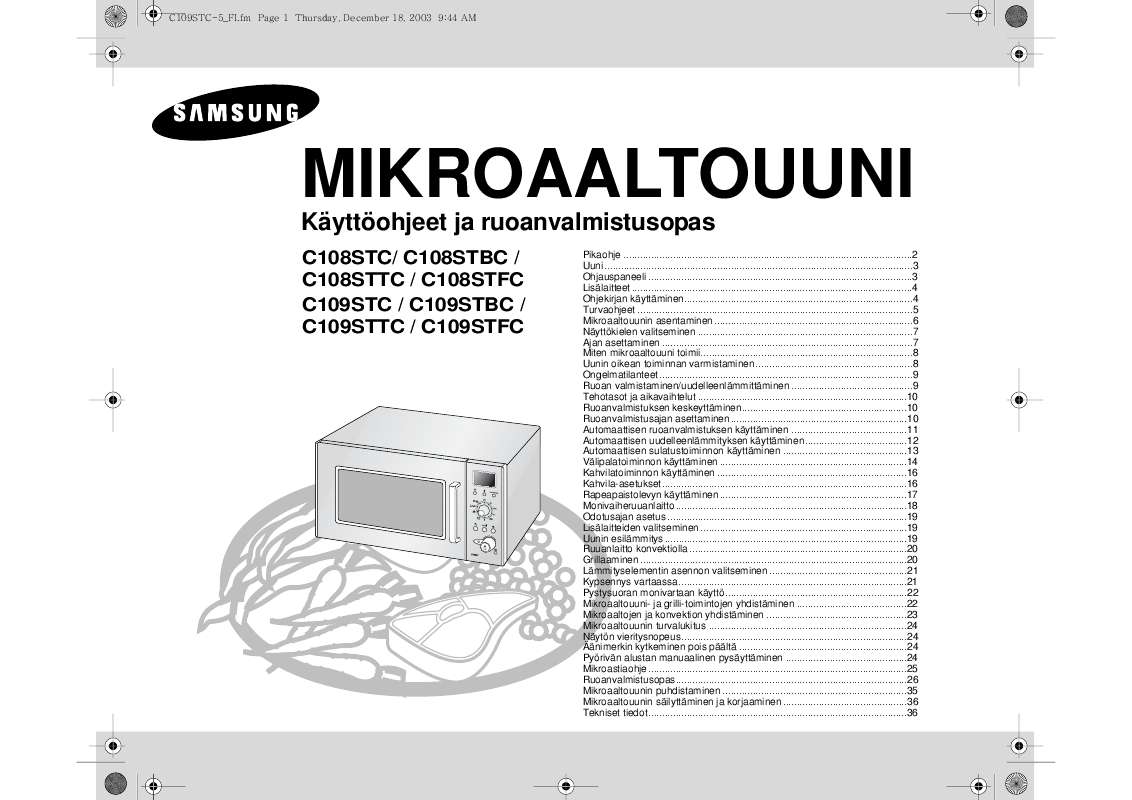 Löydät kysymyksiisi vastaukset käyttöoppaasta ( tiedot, ohjearvot,