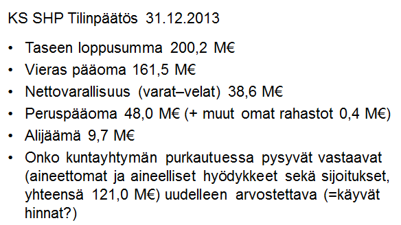 Entä jos nettovarallisuutta