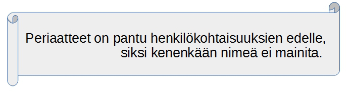 YHTEINEN MENE(S)TYKSEMME 3 Pitääkö olla lapsi sanoakseen, ettei keisarilla ole vaatteita Koko AA:n tulevaisuus on levännyt kaksi kertaa veitsenterällä.