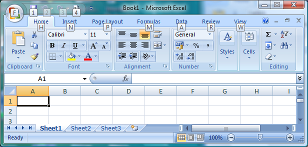 2. Kameran käyttö: Microsoft Excel 2007 ja Microsoft Windows Vista Kameran sijoittaminen työkalupalkkiin: Paina työkalupalkin