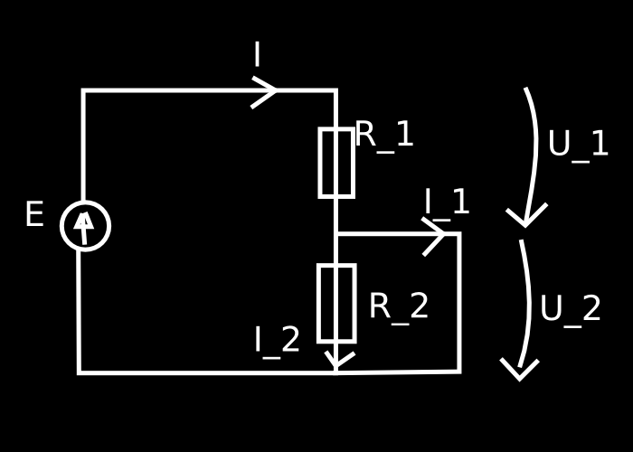 5.2. OIKOSULKU 15 KVL: I I 1 I 2 = 0 I 1 = U 2 R M1 I 2 = U 2 R M2 I = U 2 R M1 + U 2 R M2 = 8V + 8V = 3, 33A 14,4Ω 2,88Ω KJL: U J + U 2 U 1 = 0 U J = U 1 U 2 = 10V 8V = 2V R J = U J I = 2V = 0, 6Ω