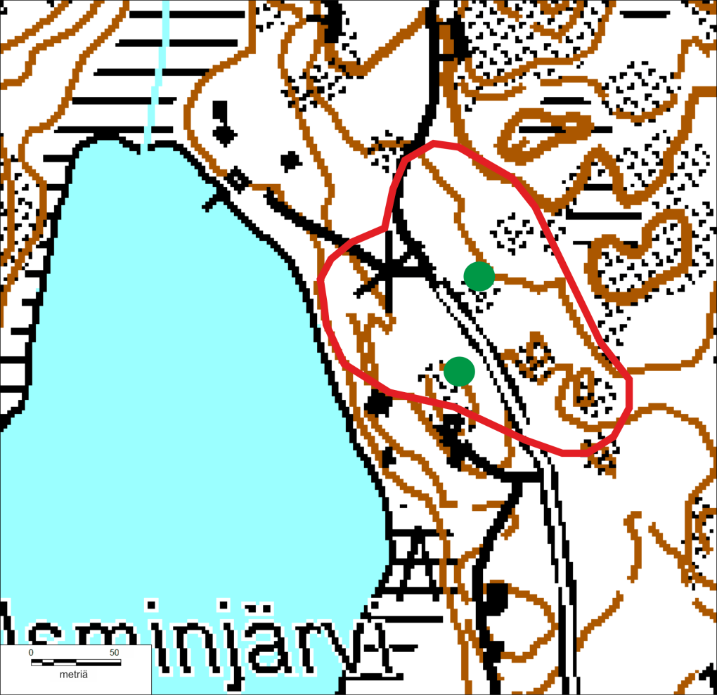 on runsaan ulkoilukäytön kuluttamaa, mutta muualla se on säilynyt hyvin. Runsaimpia kasvilajeja ovat mustikka, kielo ja metsäkastikka. Paikoin kasvaa myös valkovuokkoa ja käenkaalia.