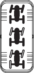 AJONEUVON KÄYTTÖ Neliveto (AWD) Paina nelivedon valintakytkimen yläosaa, kun haluat, että kaikki neljä pyörää vetävät.