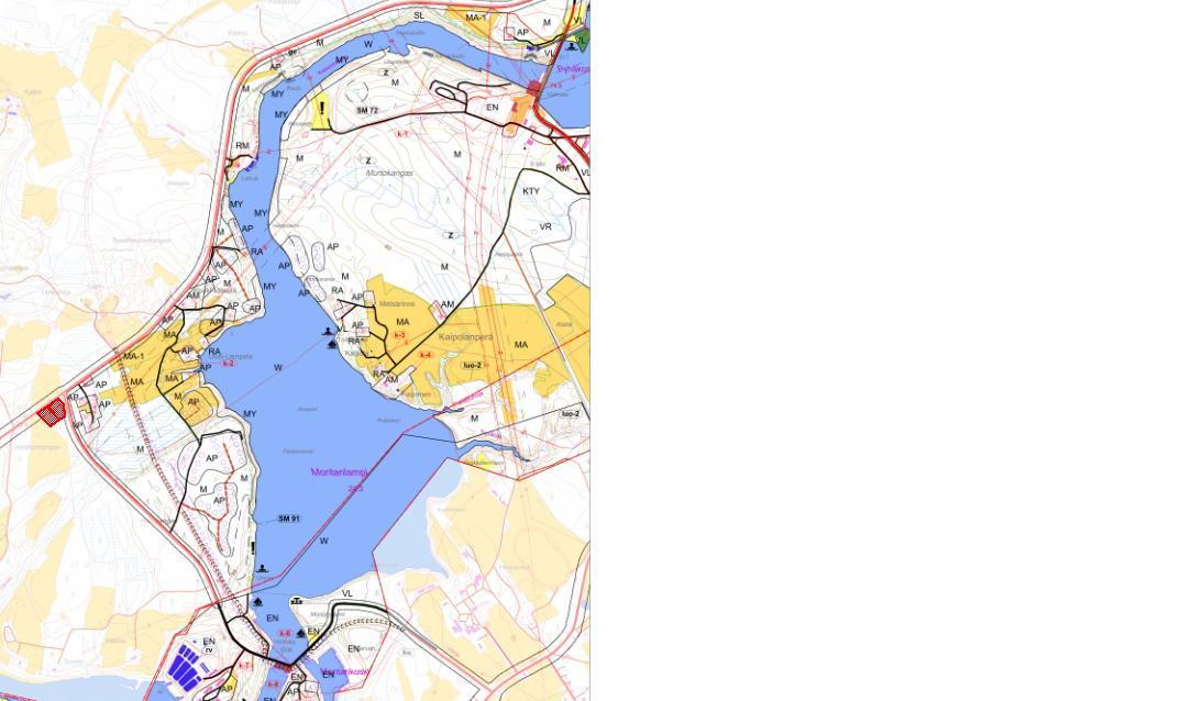 VIEHE-/VIRKISTYSKALASTUSALUE *NOIN 2 KM PITKÄ Vrt. esim. http://www.