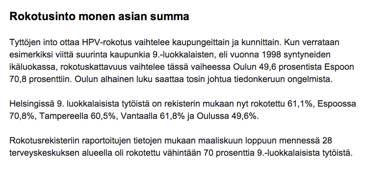 Suunnitelmat laadun