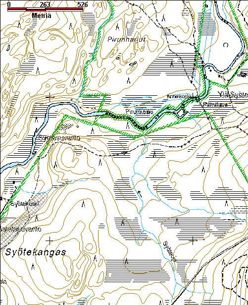 Kohdetyyppi: 13 Liikennekohteet Copyright: Metsähallitus 2008