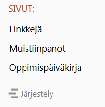 Muista ottaa muokkaus käyttöön sivun oikeasta ylälaidasta klikkaamalla Näytä toiminnot, jos ylälaidassa lukee Piilota toiminnot on