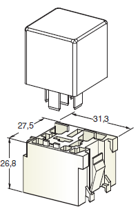 12V 70A KYTKENTÄRELE 4 NAP. 24V 70A 11,00 11,00 KYTKENTÄ RELEET RELEPOHJAT /KPL 015914 015914-1 RELESOKKELI 33*36mm SIS.LIITTIMET RELESOKKELI 33*36mm 3,80 2,60 015932 015932-1 RELESOKKELI 29*39mm SIS.