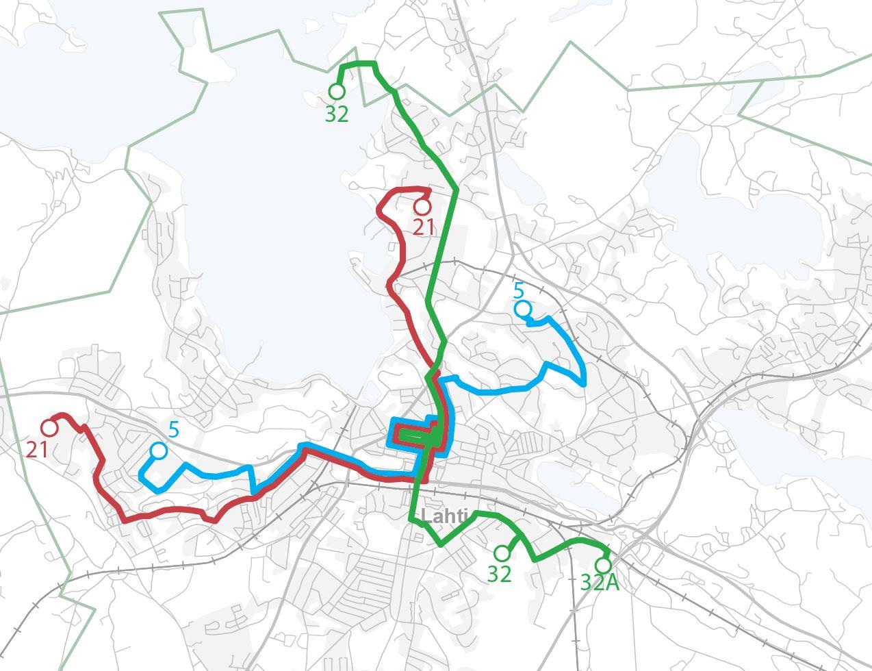 Linjat ovat pituuksiltaan, ajoajoiltaan ja aikatauluiltaan sekä reiteiltään soveltuvimmat Plug-in-hybridikalustolle.