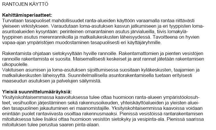 HAUKIJÄRVEN JA PIENEN HAUKIJÄRVEN RANTA-ASEMAKAAVAN