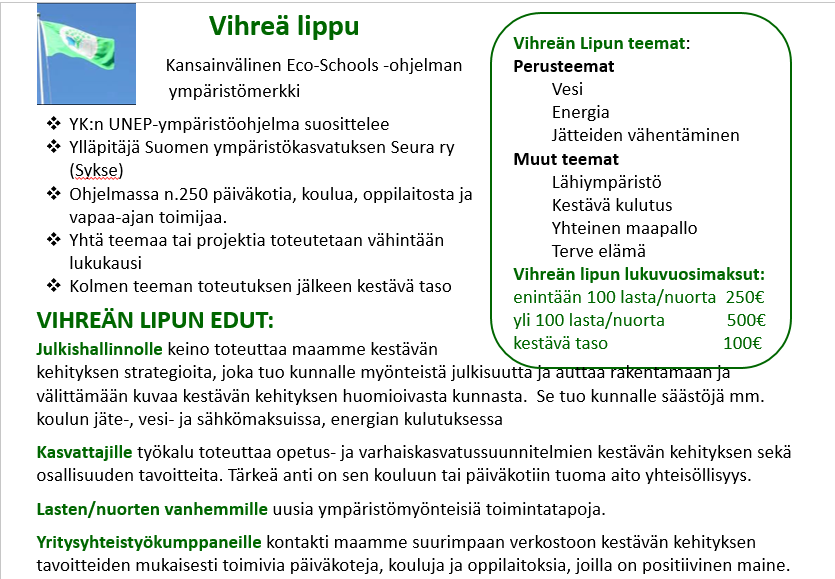 ULKOISEN TUNNUKSEN MENETELMIÄ, JOTKA OPETUSHALLITUS ON HYVÄKSYNYT