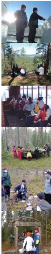 KOULUN ULKOPUOLISET YHTEISTYÖKUMPPANIT Kunta ja muut YMPÄRISTÖKASVATUSVERKOSTON KUTOMINEN MAASEUDUN YRITYKSET JA OSAAJAT Maatilat Luonto- ja eräoppaat Kalaoppaat ja kalastuskuntienkalakummit