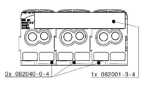 Napa(a) Pakkaus PDB-haaroitusliittimet Cu-johtimille, täysin kosketussuojatut 160-490A Täysin kosketussuojattu, kahdella liitinruuvilla/liitos, liittimet liitettävissä toisiinsa max. 5-nap.