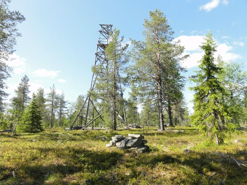 5 Havaintopaikkoja Laakakivikasa (1,2x1,3,0,6m).