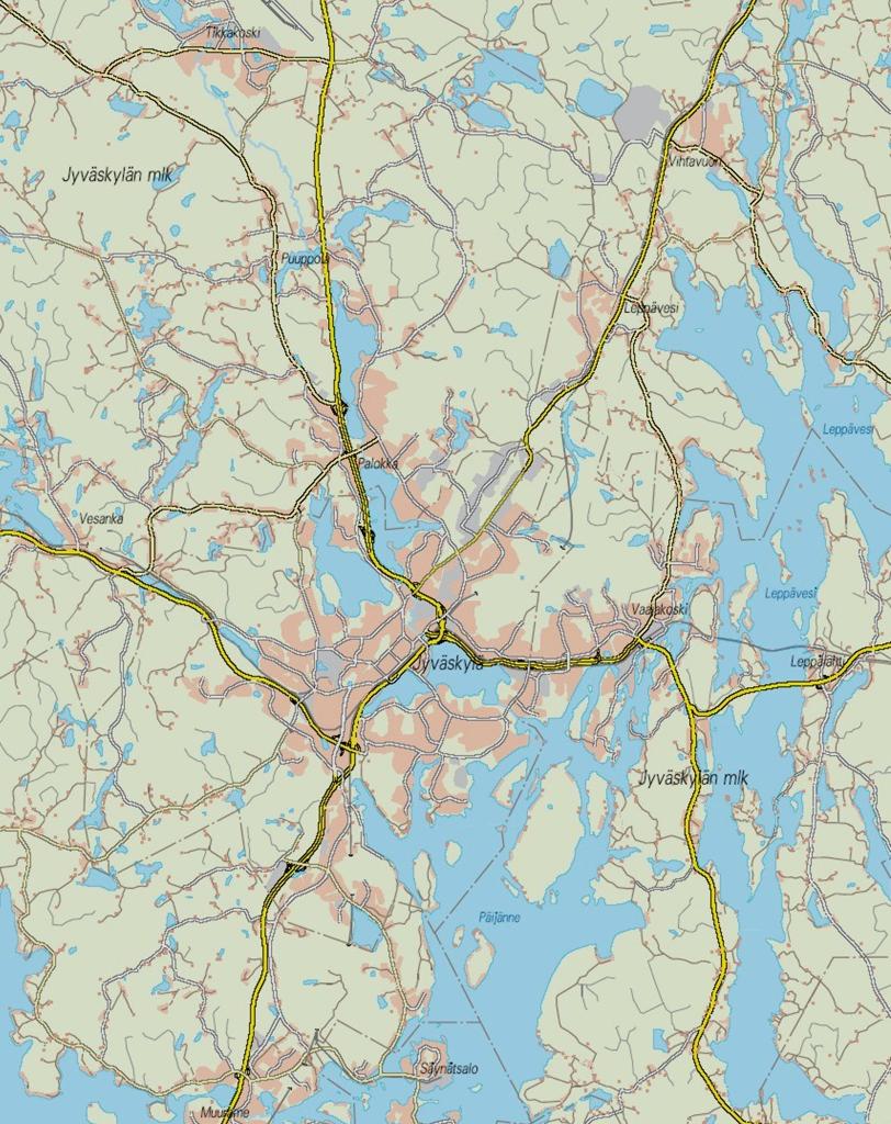 90 000 m 2 Yrityksiä vuokralaisina noin 100 16 19 3 2 12 10 Omistajat: Jyväskylä