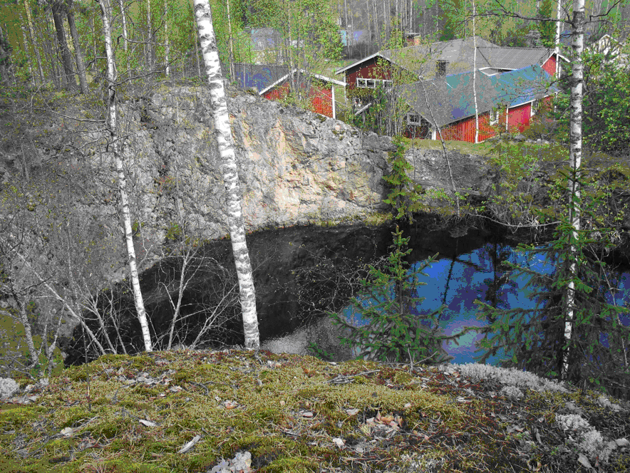 Kangasalan Varalan allaniittipegmatiitti 80 Kangasalan Varalan kylässä Pyörönmaan louhoksesta 13 km NE on graniitissa mineralogialtaan samantapainen allaniittia ja satunnaisesti monatsiittia