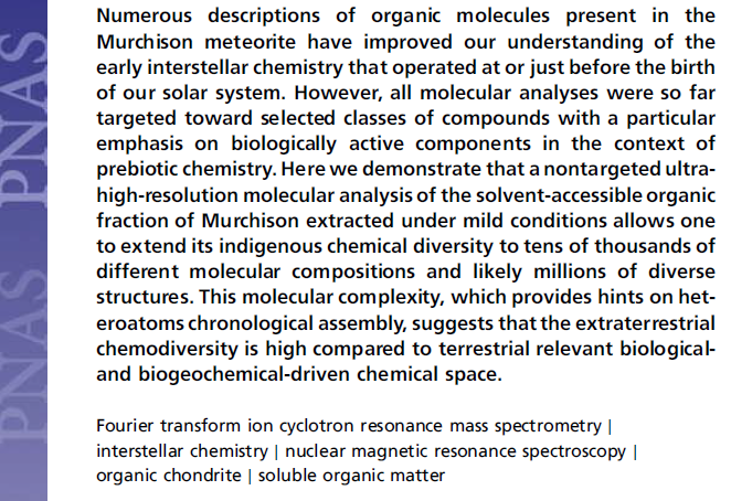 PNAS (2010)107:2763-2768 Samples extracted with different polar and apolar solvents: