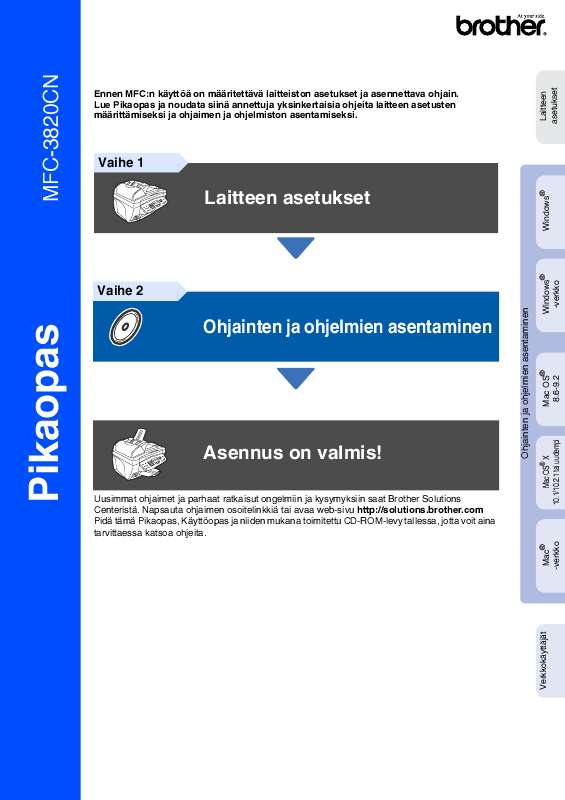 Löydät kysymyksiisi vastaukset käyttöoppaasta ( tiedot, ohjearvot,