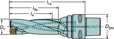 CoroDrill 880 ROT - IN CoroDrill 880 3 x D c Poran halkaisija 12.00 43.00 (.472 1.693 tuumaa) Coromant Capto D c 12.00 13.99 (.472.550 tuumaa) κ r 79 D c 14.00 43.00 (.551 1.