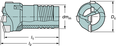 Reiän toleranssi: IT9 Pinnan karkeus: R 2 µm Lastuamisneste: Puhdas tai liukoinen öljy.