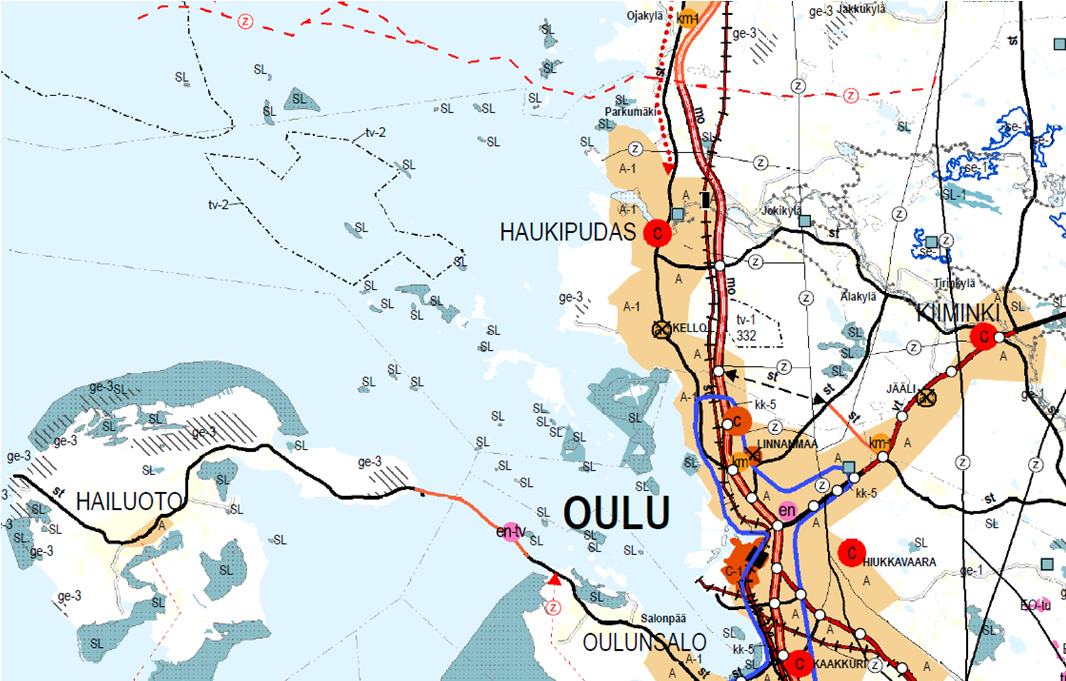 FCG SUUNNITTELU JA TEKNIIKKA OY YHTEENVETO 4 ja Iin kunnan alueille sijoittuvan Pahkokoski-Peurasuo -alueen soveltumista tuulivoimatuotantoon.