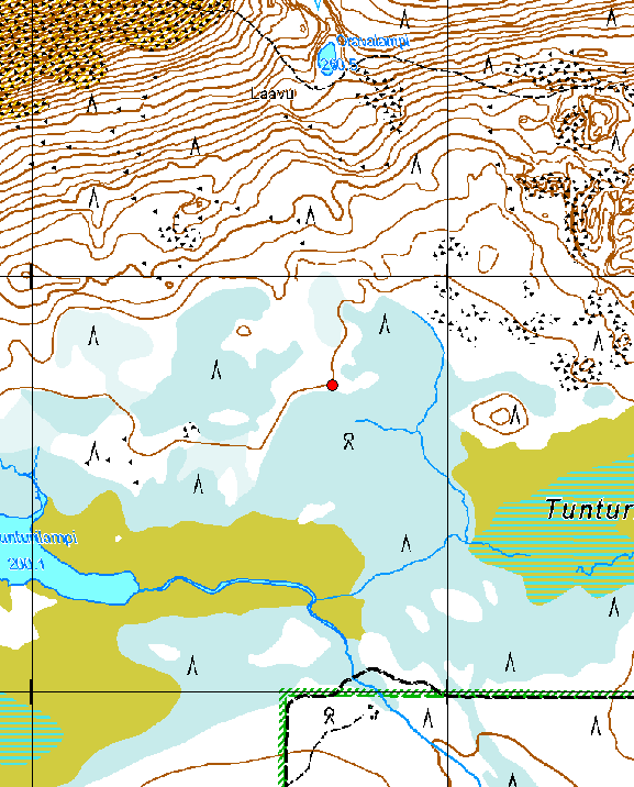 Kartta 13. Tunturiaapa 4.