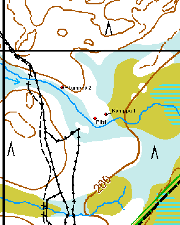 Kartta 16. Isonkurunkangas 1.