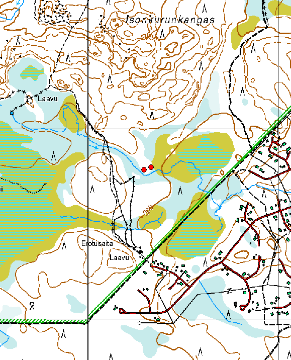 Kartta 17. Isonkurunkangas 2.