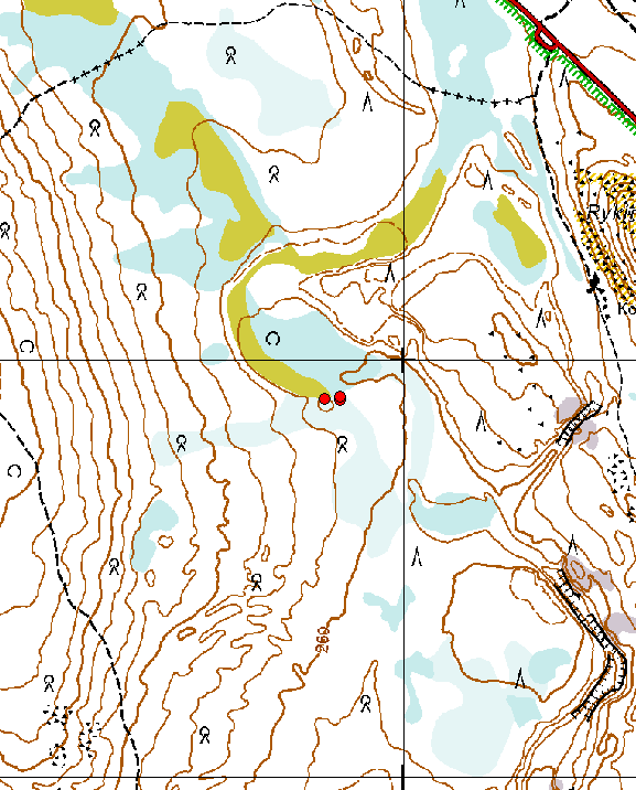 Kartta 19. Lampivaara itä.