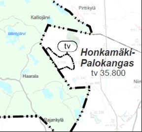 4(7) Kuva 3a ja 3b:Otteet Pohjois-Savon maakuntakaavasta ja Tuulivoimamaakuntakaavasta. Suunnittelualue on rajattu punaisella katkoviivalla.