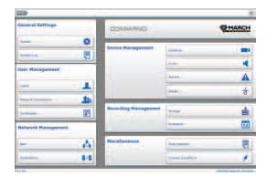 March Networks Command Professional March Networks Command Professional on yhden palvelimen järjestelmä, suunniteltu pienten ja keskikokoisten yritysten tarpeisiin tarjoten tuen 128 kameralle.