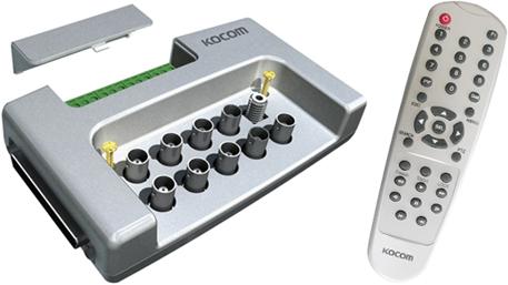 Kocom DVR Suomenkielinen käyttöliittymä KRS-SD4500 Triplex DVR 4 kameralle (250Gb HDD) MPEG-4 kuvan pakkaus TRIPLEX- toiminto (toisto,tallennus,verkko) VGA / analoginen monitoriliitäntä Kauko-ohjain