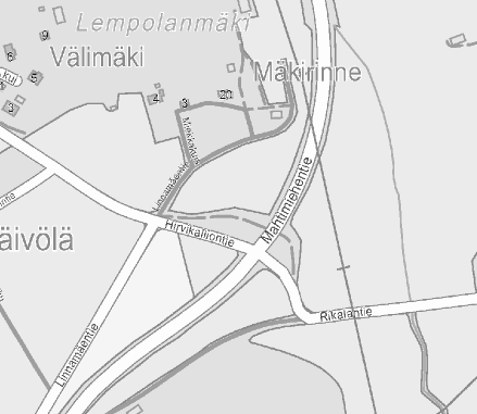 Alikulut seututien 224 poikki sijaitsevat Vanhan Turuntien ja Hirvikalliontien liittymien yhteydessä.