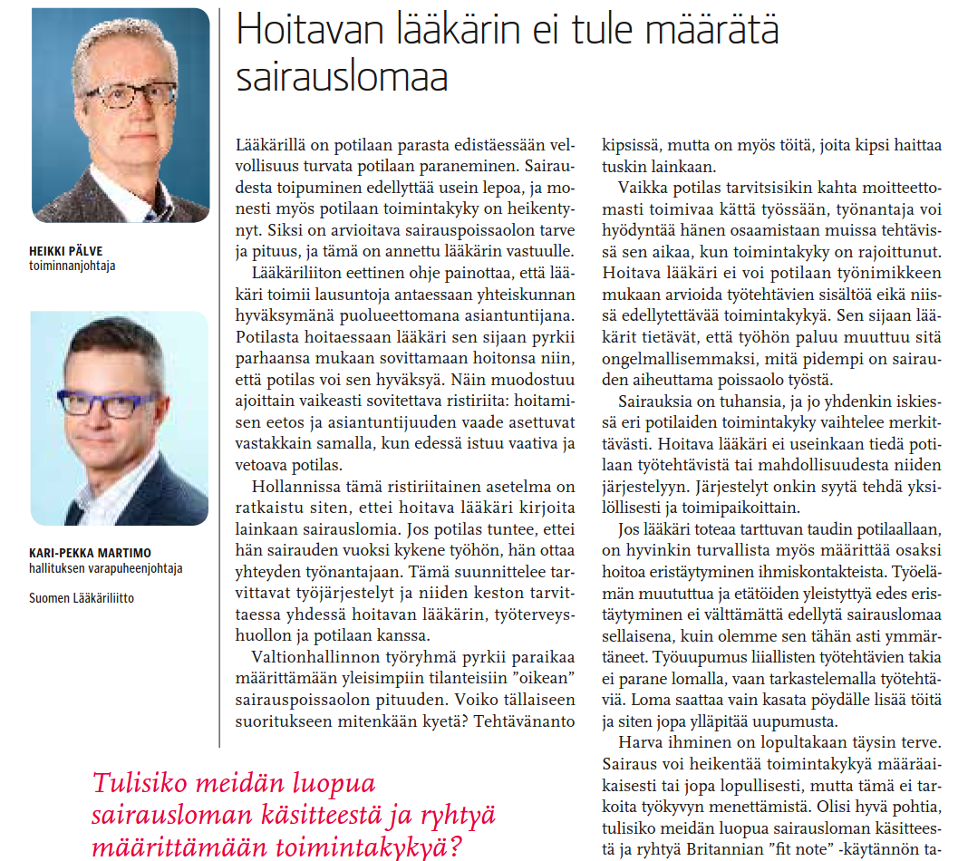 Lääkärilehti 40/2015 16.10.