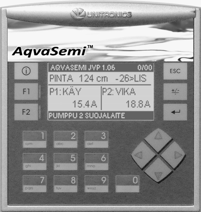 1 Lining AqvaSemi TM Lining AqvaSemi on nykyaikainen pumppaamon ohjaus ja valvontayksikkö.
