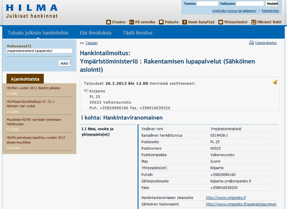 Asumisen ja Rakentamisen epalvelut http://www.