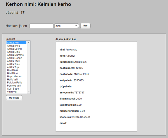 C Kerho Vaatimella tehtynä Tässä on Ohjelmointi 2 -kurssin esimerkkiharjoitustyö Kerho tehtynä Vaatimella WWW-sovellukseksi.