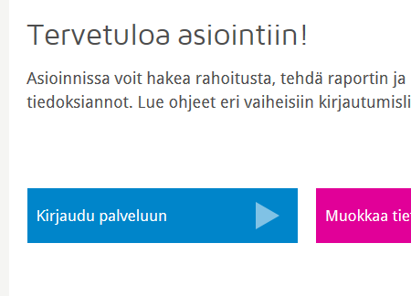 Avustushakemuksen täyttäminen Kirjaudu palveluun http://www.tekes.